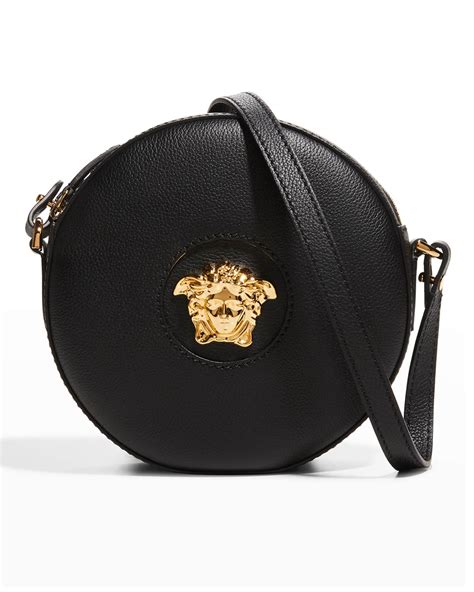 round versace bag|Versace handbags with big zipper.